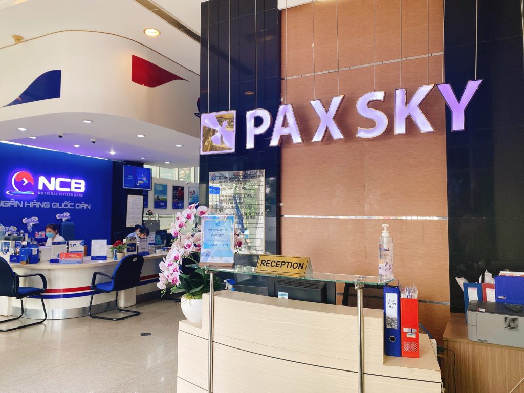 Sảnh lễ tân Pax Sky