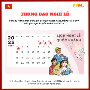 Thông báo lịch nghỉ lễ quốc khánh 2/9