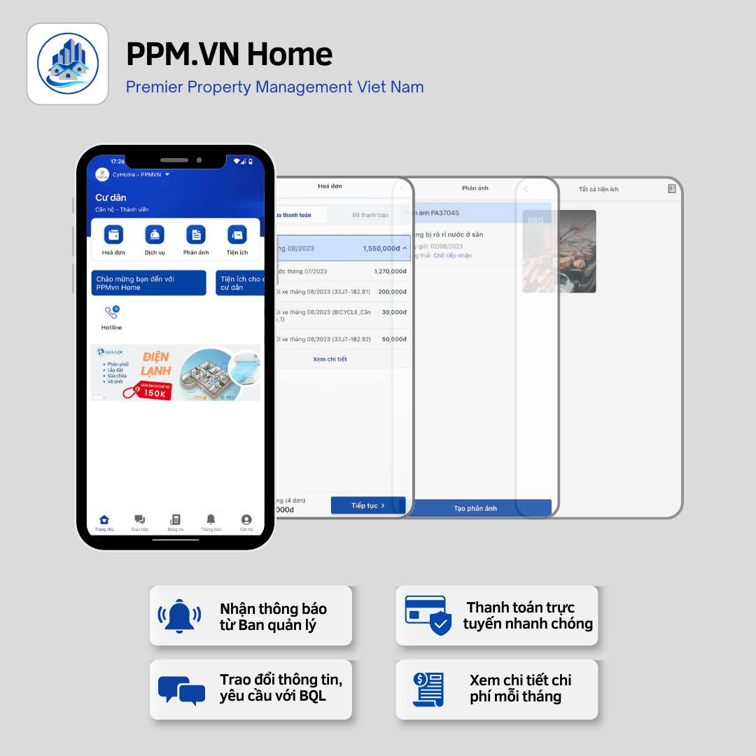 Ứng dụng quản lý PPM.vn HOME 